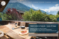 Welcome screen for Chalet Cerisier