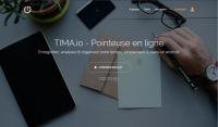 Welcome page for tima.io